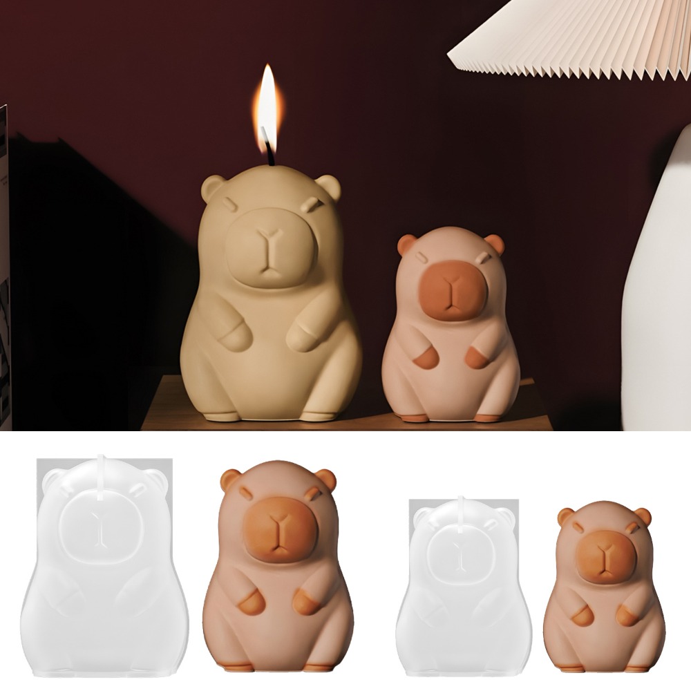 Candle Making Easy - Bougie parfumée Capybara debout, moule en
