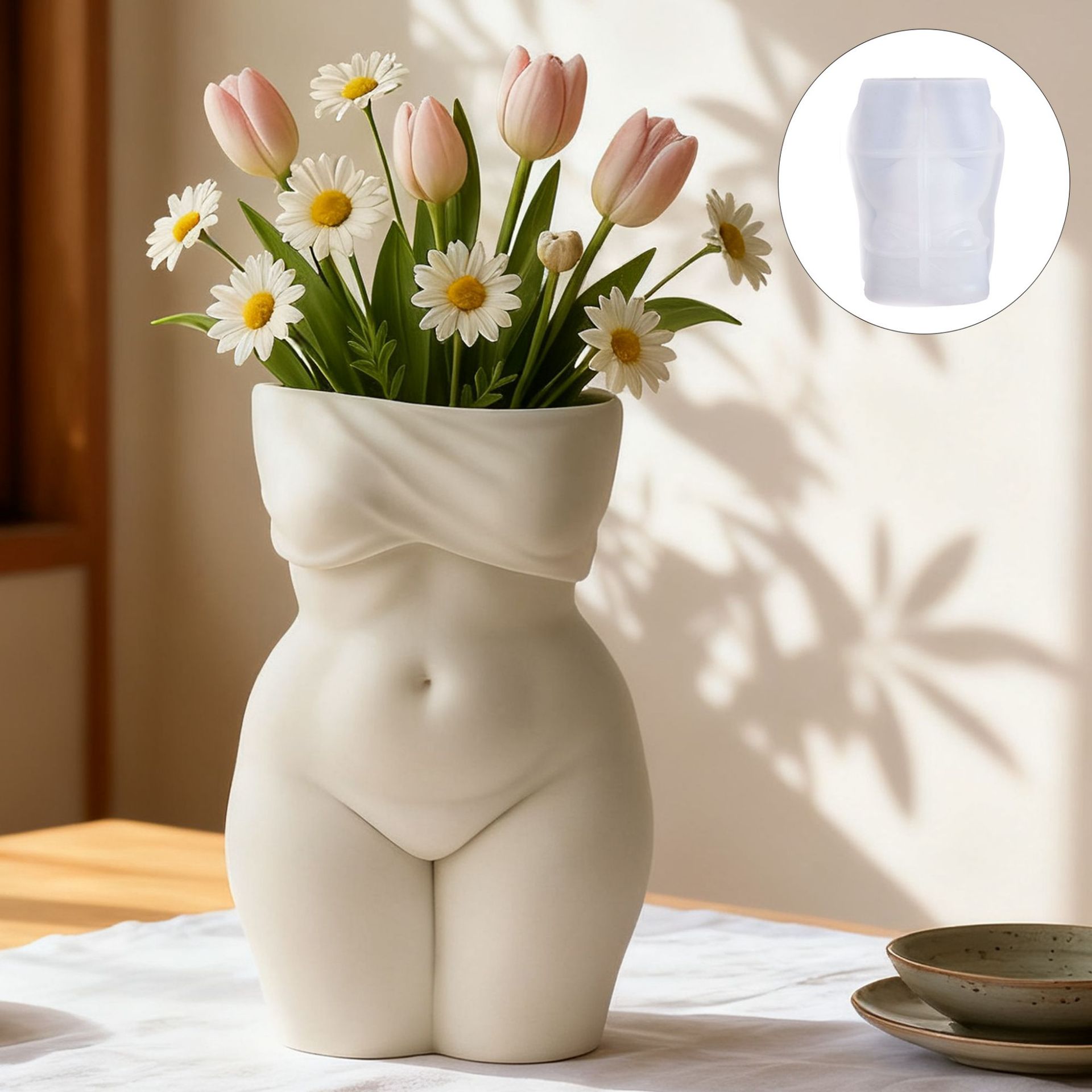 Candle Making Fat - Moule en Silicone de Vase de