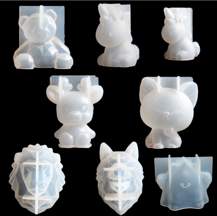 Candle Making Design - Moules transparents en résine époxy et