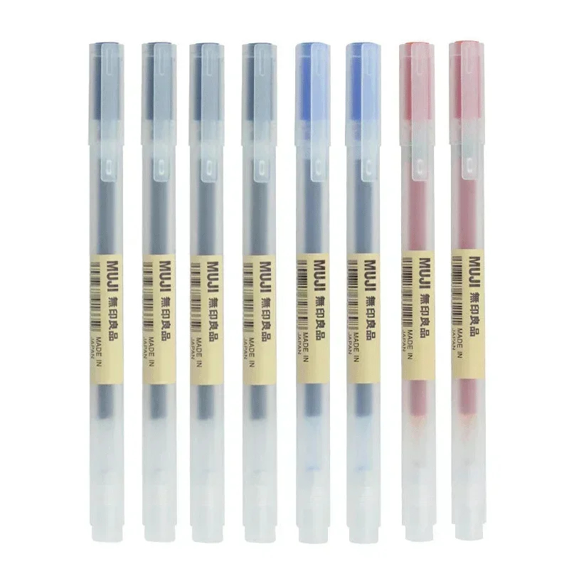 Lot de 6/8 stylos gel MUJI noi - Muji Stationery Gel Pen avis et prix