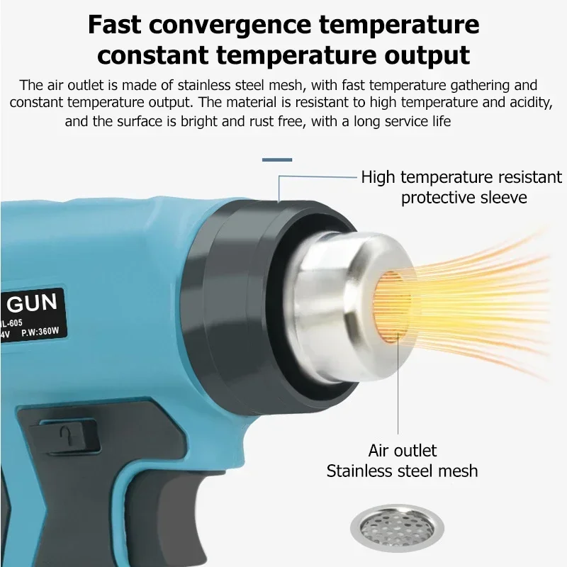 Pistolet à air chaud à chauffa - Heat Gun Embossing avis et prix