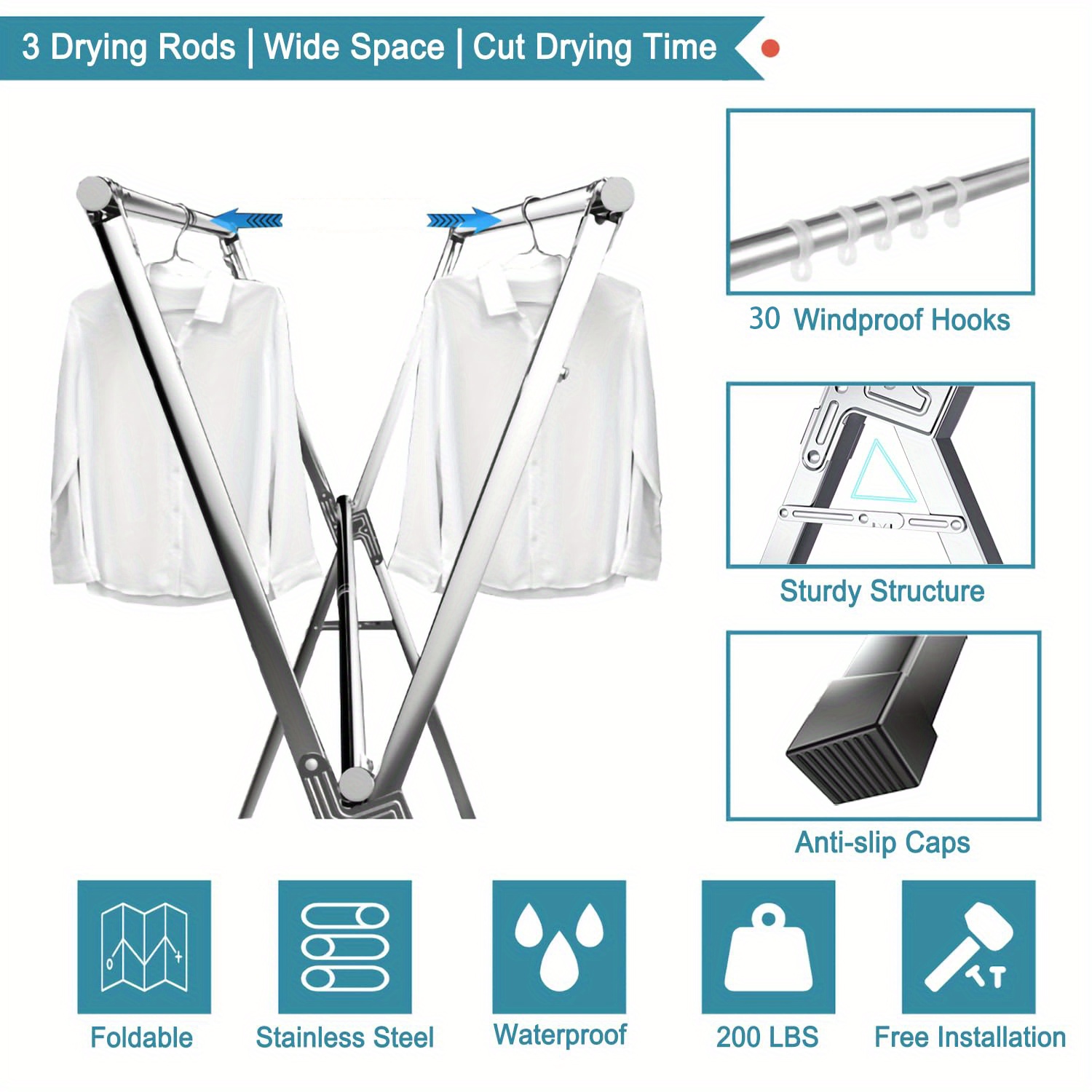 Vaccage pliable en acier inoxy - Candle X avis et prix