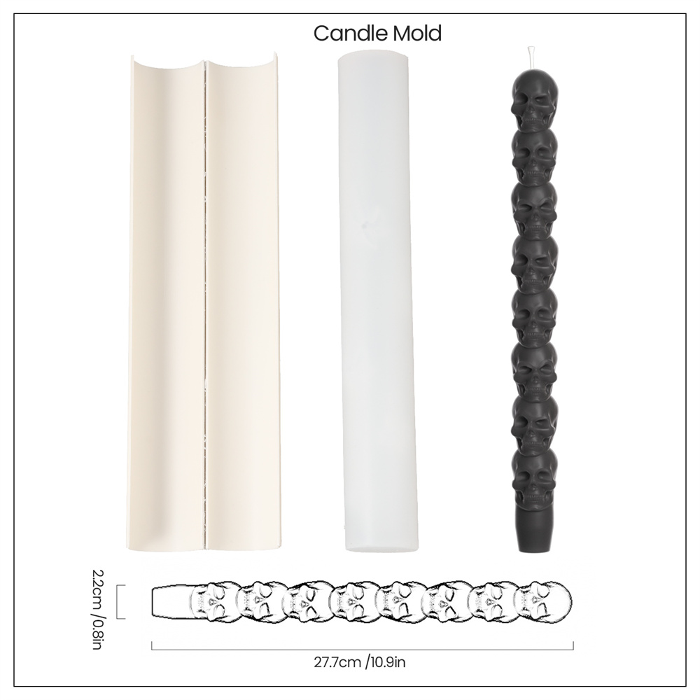 Moule à bougie en silicone têt - Candle X avis et prix