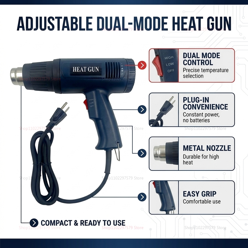 Nouveau pistolet à air chaud 2 - Heat Gun Embossing avis et prix