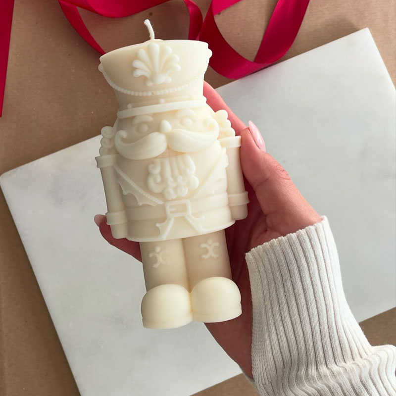 Casse-noisette soldat bougie m - Candle Making Fat avis et prix